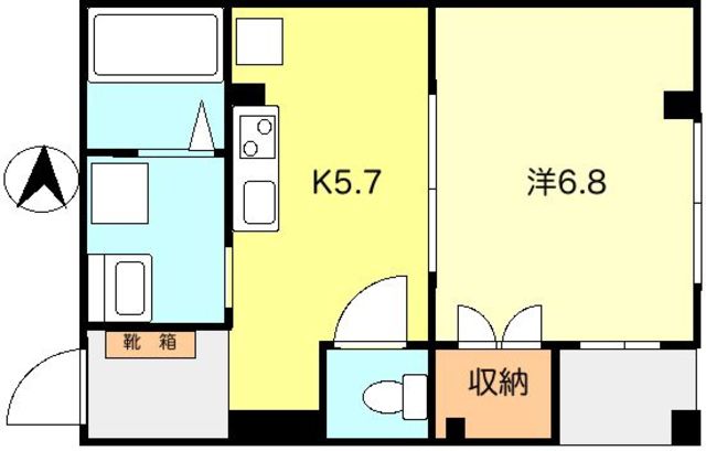 T-net 東本町パレスの間取り