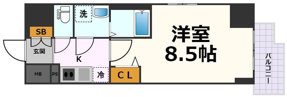 ファステート名古屋駅前アルティスの間取り