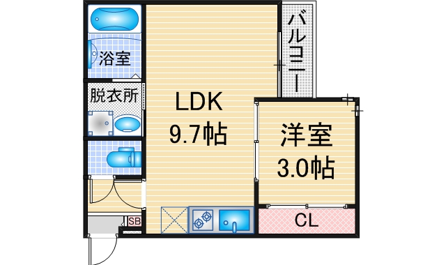 GRANDTIC金山の間取り