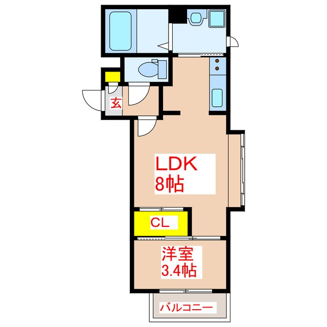 カレラの間取り