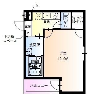 フジパレス湊１番館の間取り