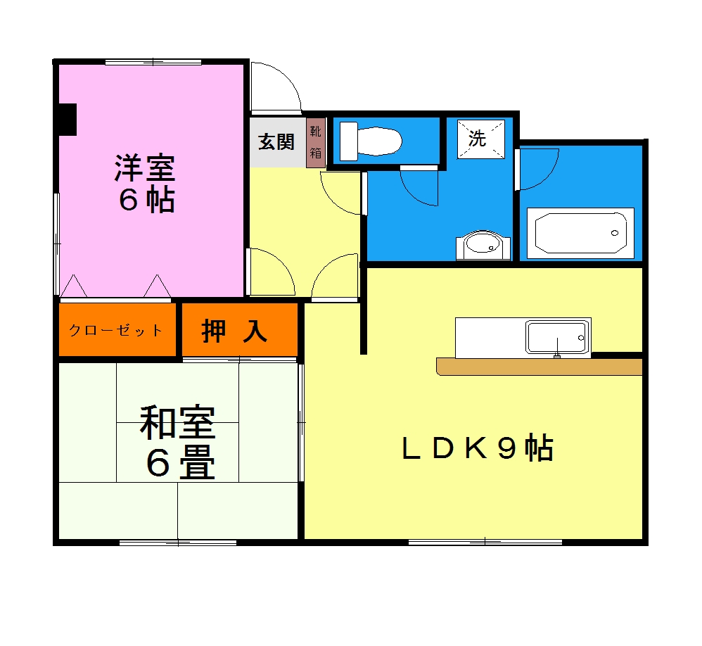 小楠パピヨンの間取り