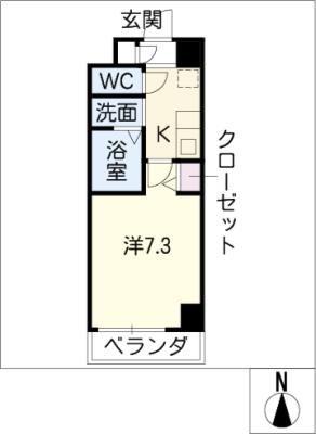 リビエ亀島の間取り