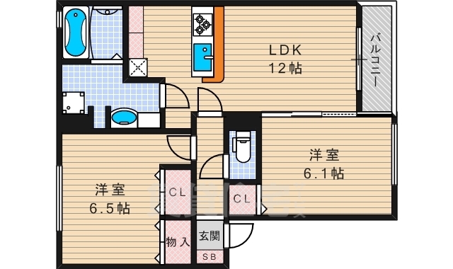 LE GRAND AMENITY HILL NORTHの間取り