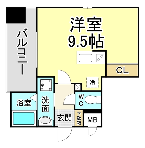 コンダクトレジデンス戸畑の間取り