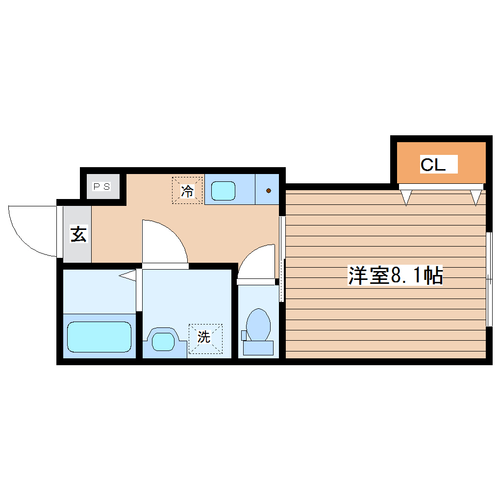 グリュックスハイム文化町Iの間取り