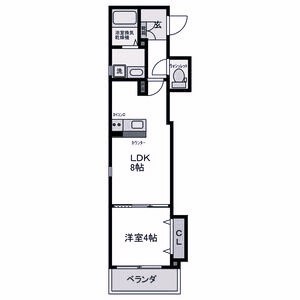 神戸市須磨区北町のマンションの間取り