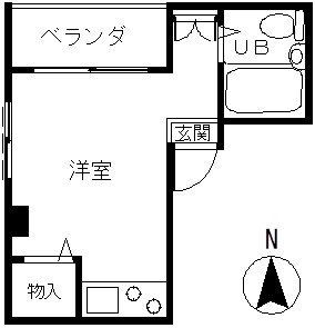 コーポパインの間取り