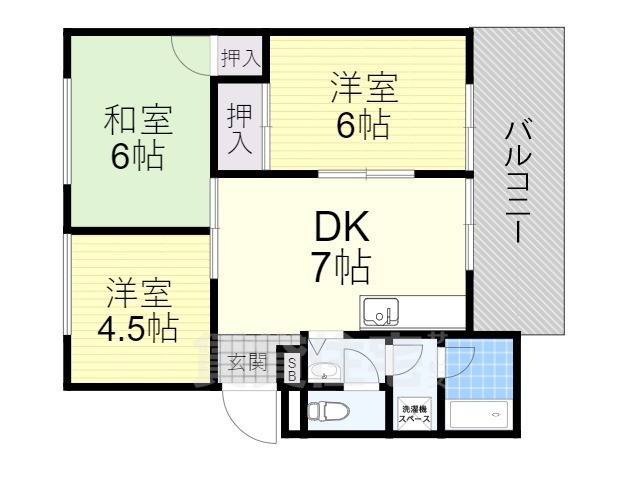 コーポ前田の間取り