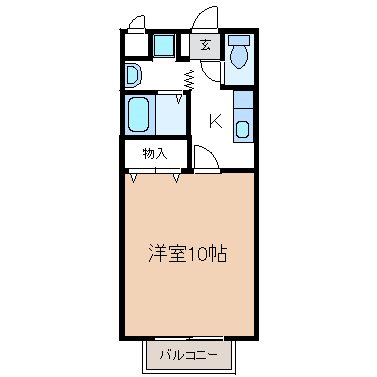 エスペランサ宮地の間取り