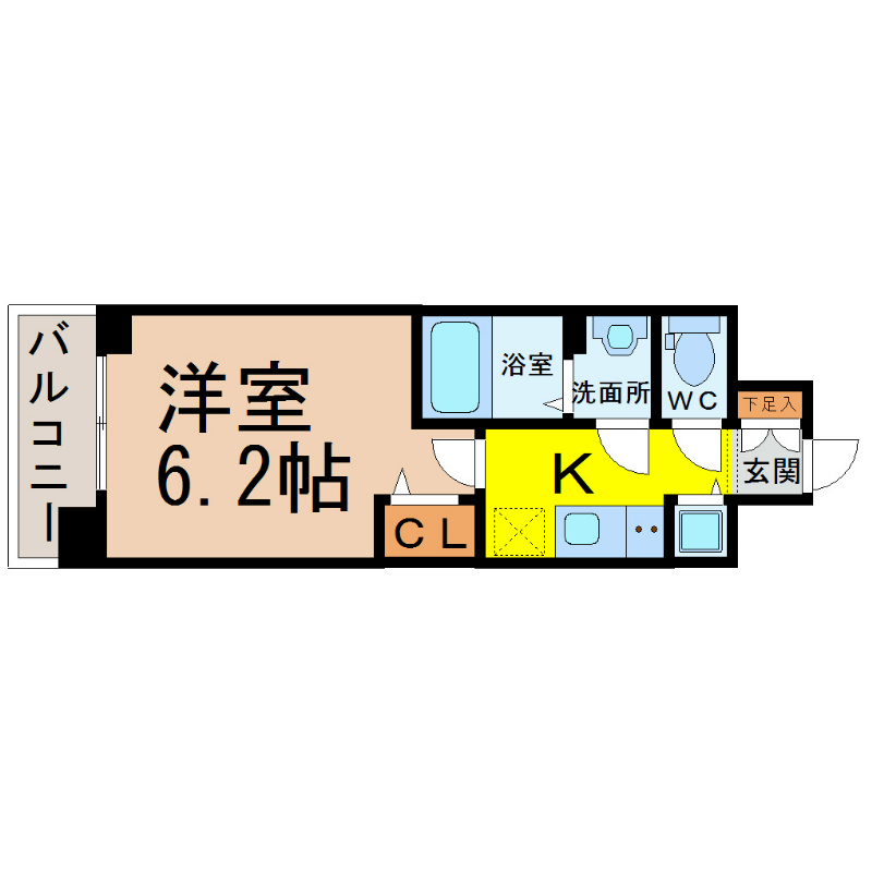 プレサンス丸の内城雅の間取り