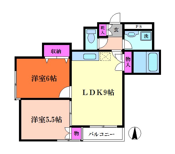 アートガレリアの間取り