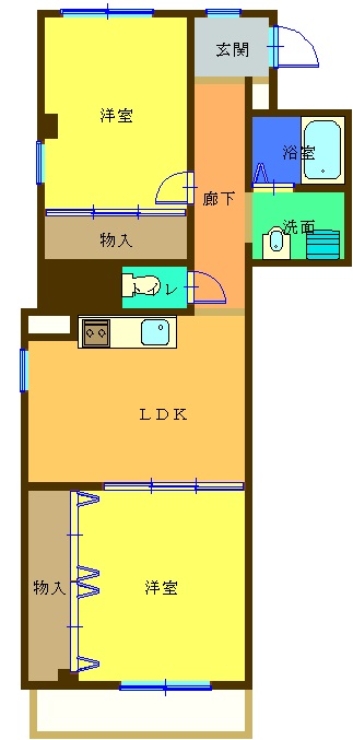 セレーナ元住吉の間取り