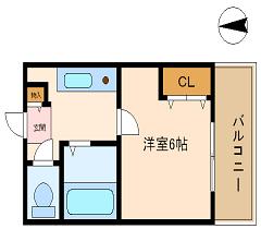 大阪市平野区喜連西のマンションの間取り