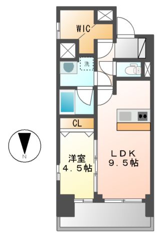 プレサンス錦ラウムの間取り