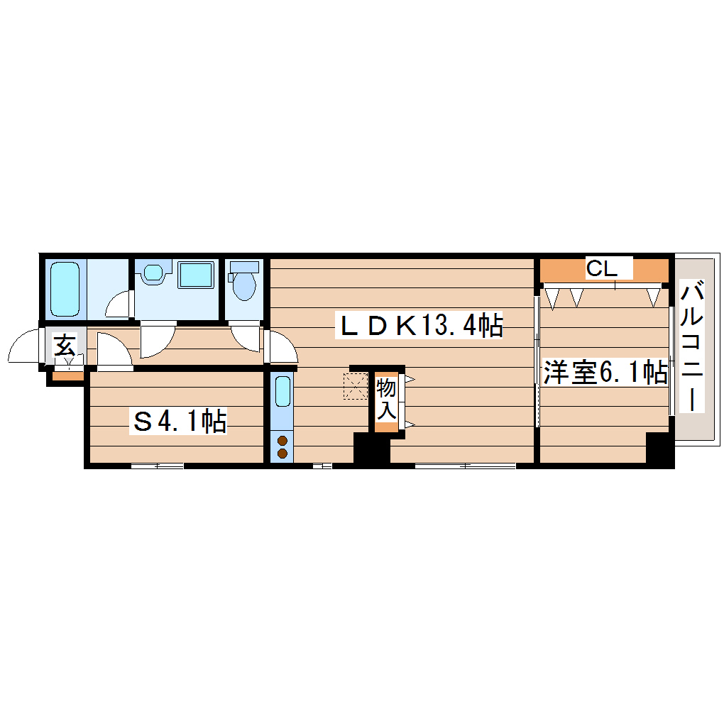 フェリースの間取り