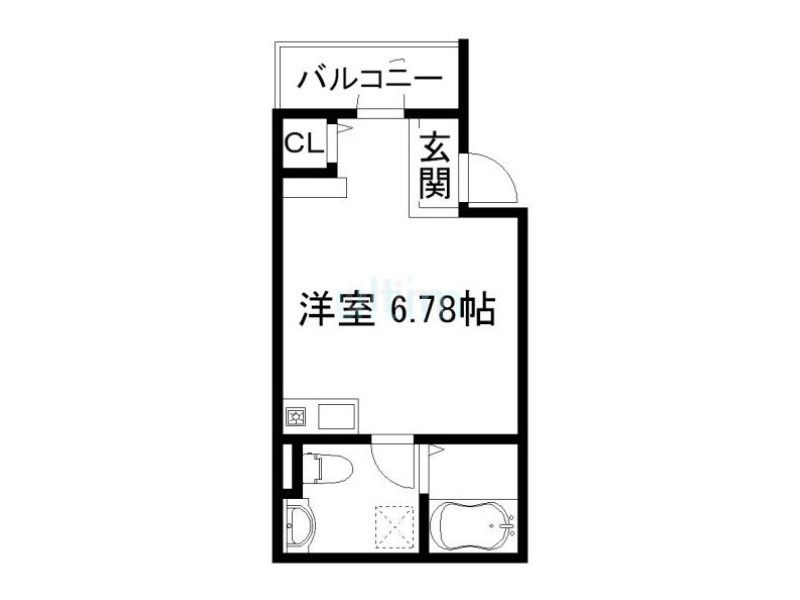 Kyoto　House西寺の間取り