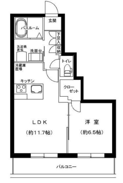 プレミアス東松戸の間取り