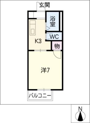 タウン広小路Ｃ棟の間取り