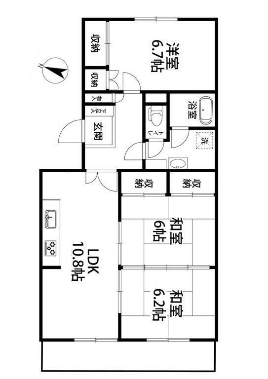 リリーディアたまプラーザの間取り