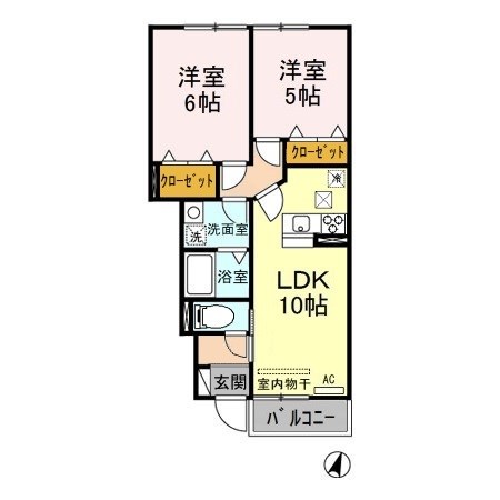 ファミールVの間取り