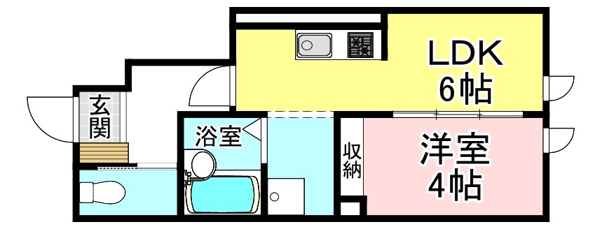 (仮称)石部新築アパートの間取り