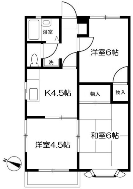 みさとガーデンの間取り