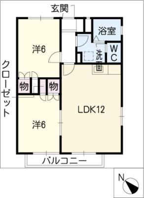 ガーデンハイツ２番館の間取り