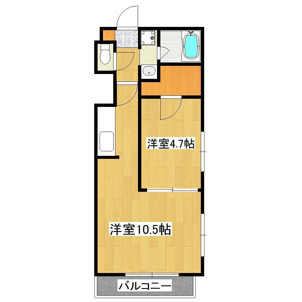 シャトル２１（平田公園）の間取り