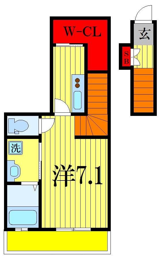 プラスＲの間取り