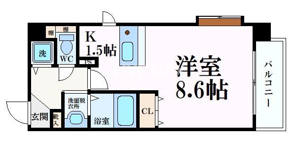 プレサンス京大東の間取り