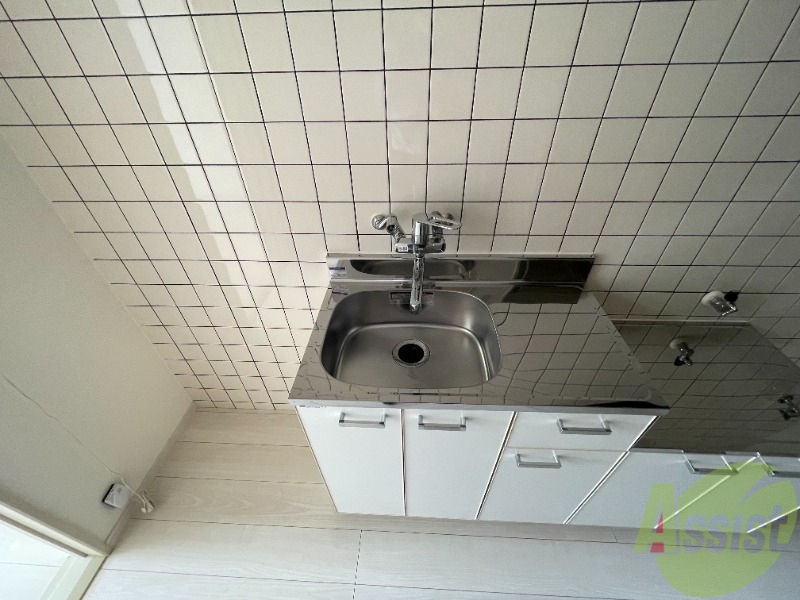 洗面設備　洗面台がございませんので歯磨きはコチラでお願い致します。