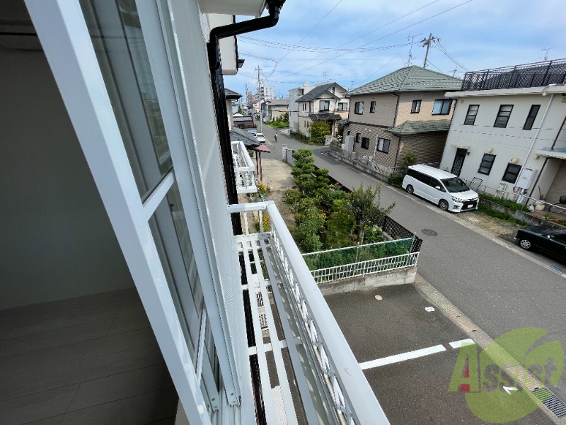 バルコニー　バルコニーはありませんでしたが、干すスペースはありましたよ！