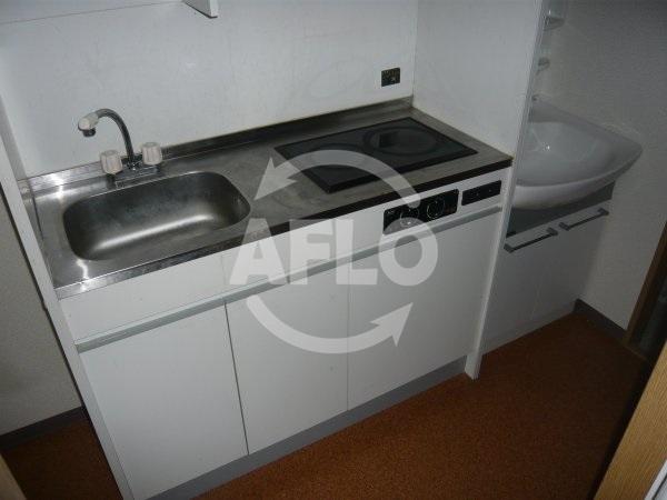 キッチン　ラ・フォンテ新町　IH2口キッチン