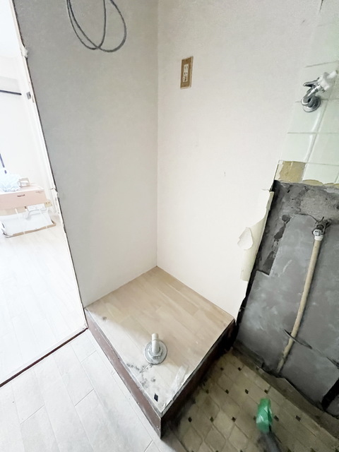 洗面設備　～室内洗濯機です～