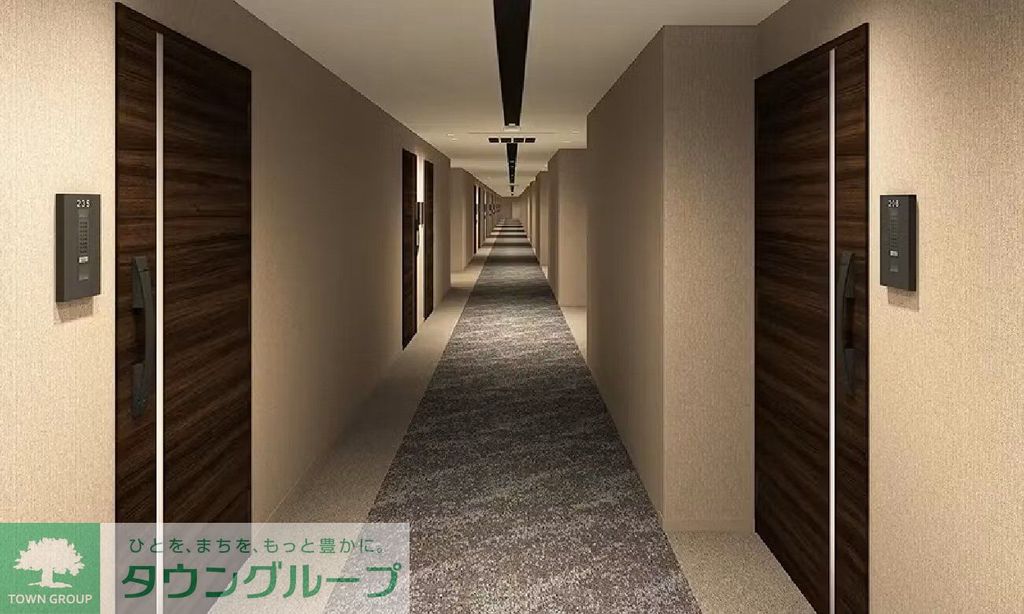 玄関　内廊下設計