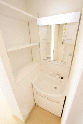 洗面設備　シャワードレッサー付きです！