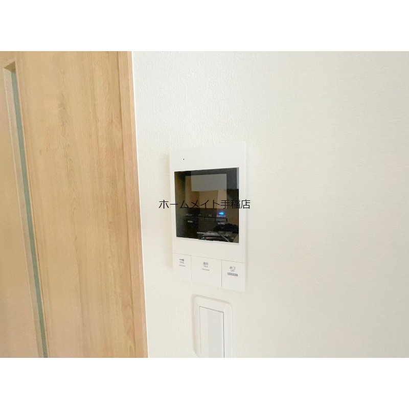 セキュリティ　モニター付きインターホンで安心です♪