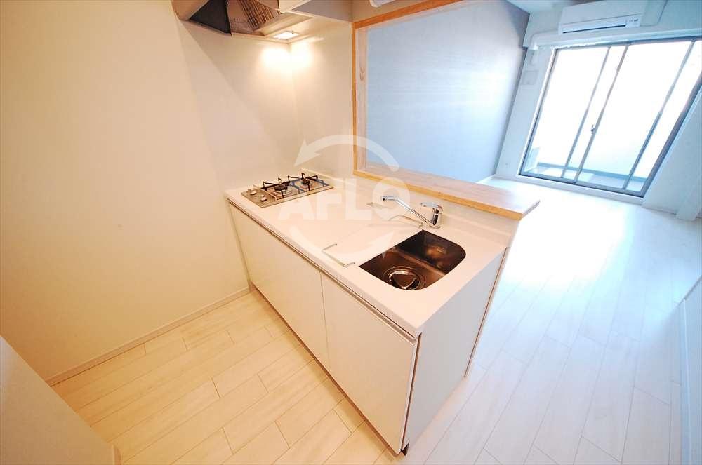 キッチン　スプランディッド難波　ガス2口コンロシステムキッチン