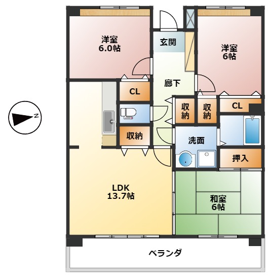 ARCADIA21の間取り