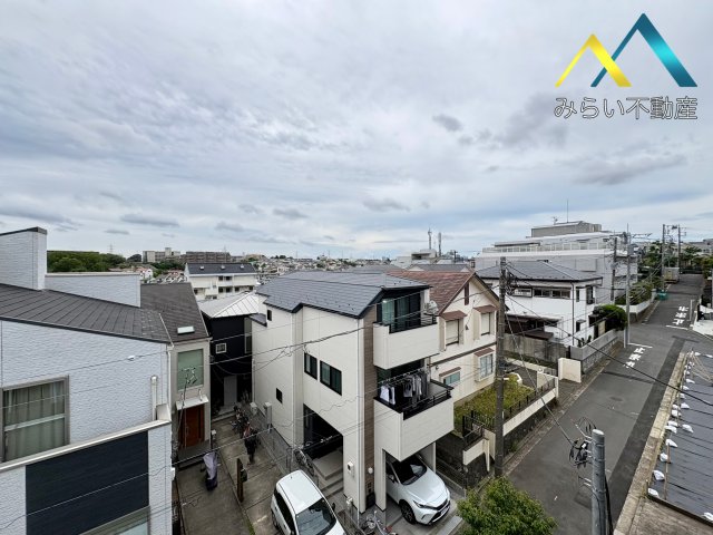 眺望　バルコニーからの眺望。自社撮影写真。