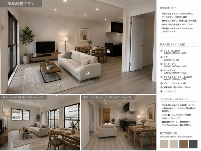 居室・リビング　◆実際のお部屋の写真です♪