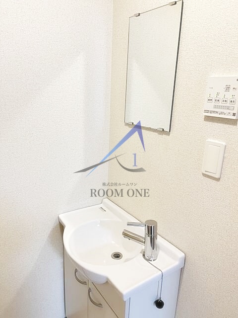 洗面設備　洗面台です。