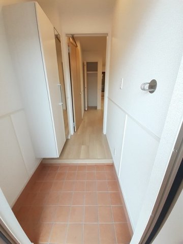 玄関　明るい玄関です