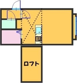 ラフィーネ厚別の間取り写真