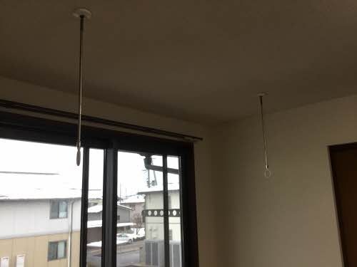 その他設備　室内物干し