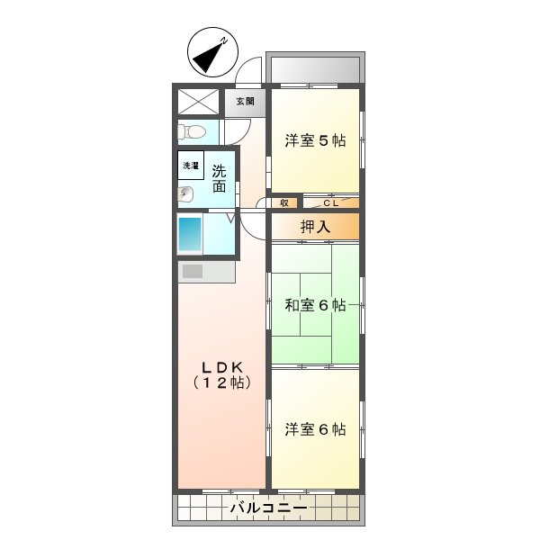 白子駅前 ボヌールの間取り写真