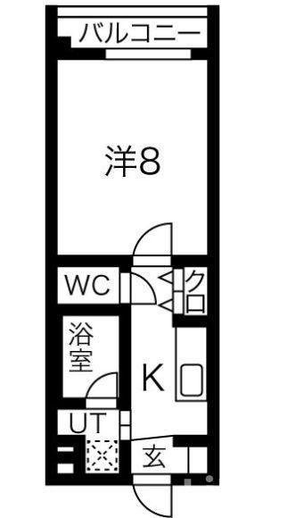 仙台市地下鉄東西線 連坊駅 徒歩5分 3階建 築2年の間取り写真