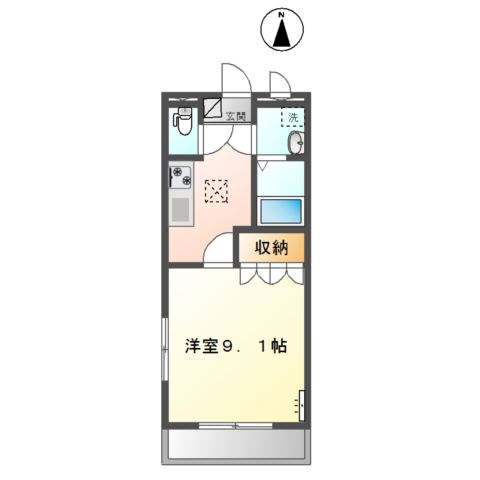 ＪＲ豊肥本線 武蔵塚駅 徒歩24分 2階建 築20年の間取り写真