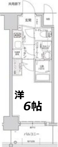エスリード大阪プライムゲートの間取り写真